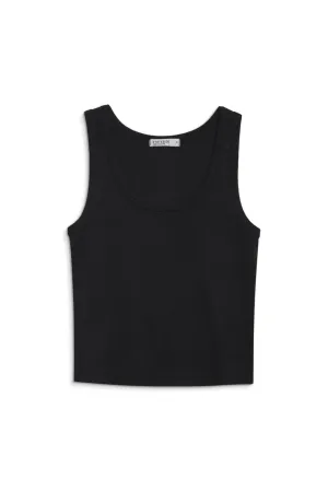 2x1 Rib Classic Tank, Black