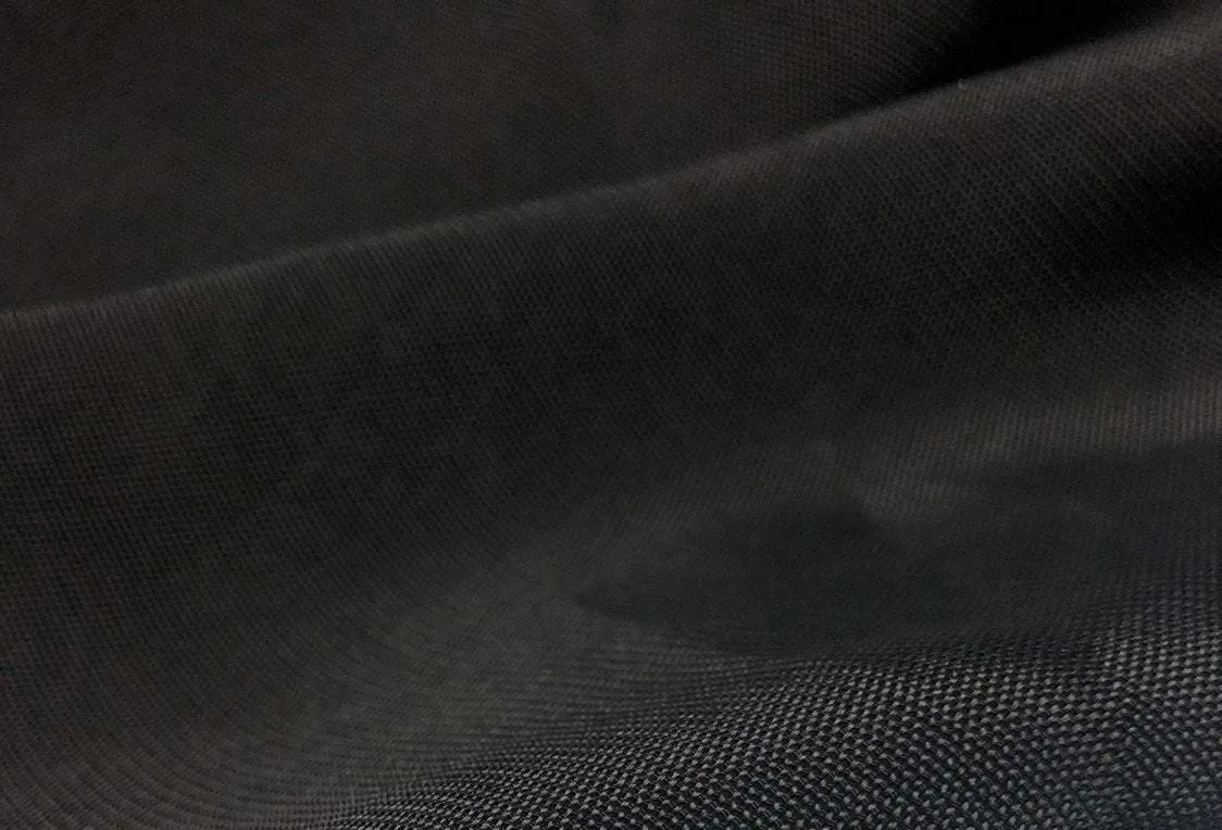 56" Black 100% Rayon 6 OZ Georgette Woven Fabric By the Yard