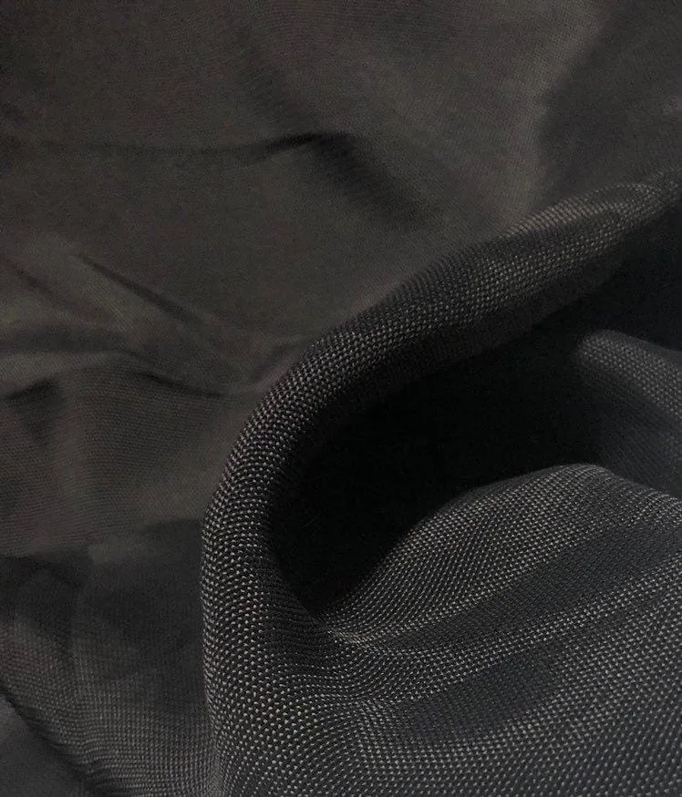 56" Black 100% Rayon 6 OZ Georgette Woven Fabric By the Yard