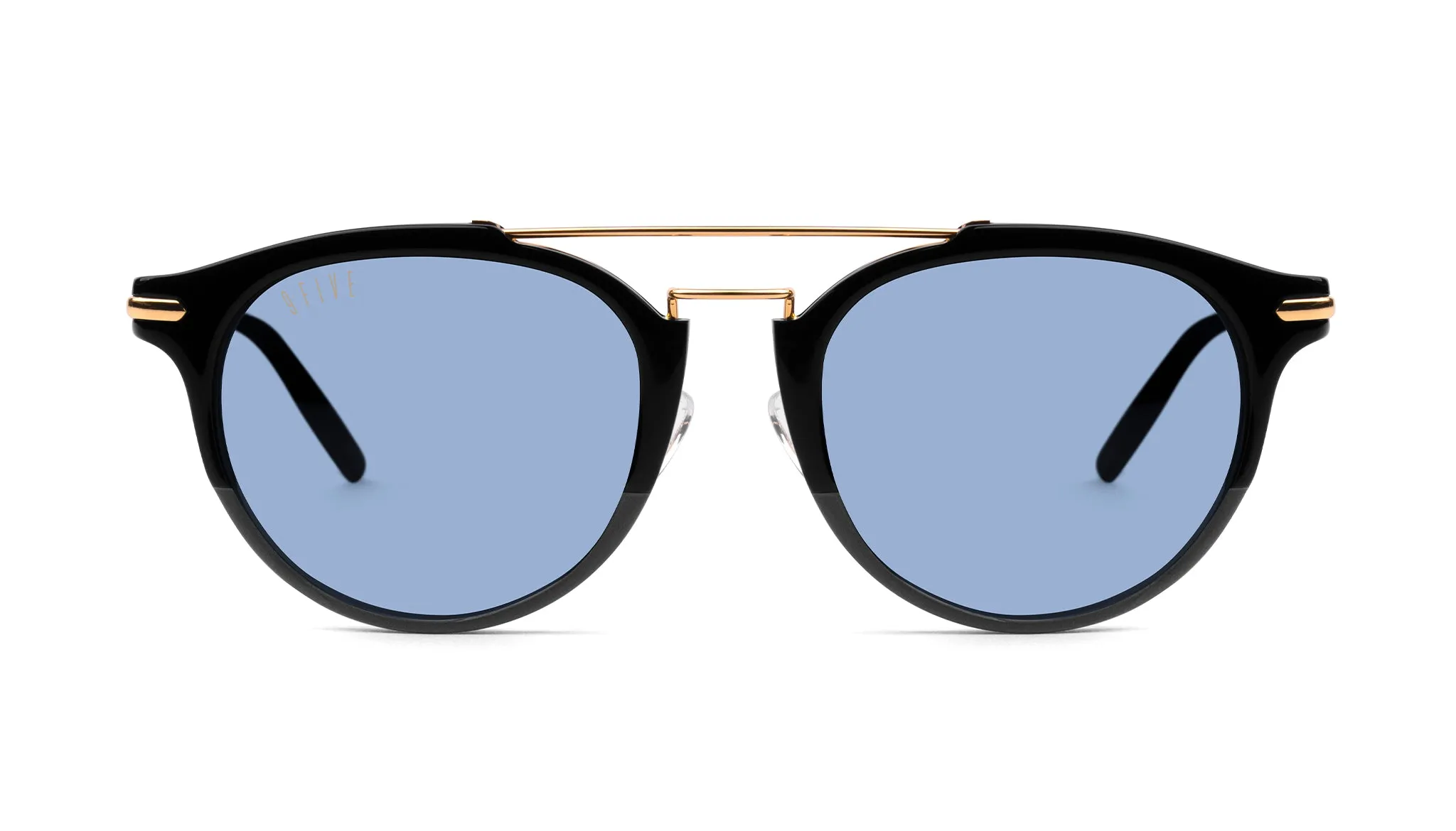 9FIVE Leo Black & 24K Gold Sunglasses