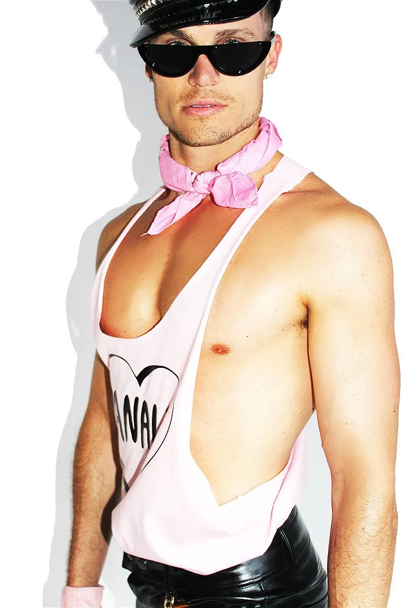 Anal Sweetheart String Tank- Pink