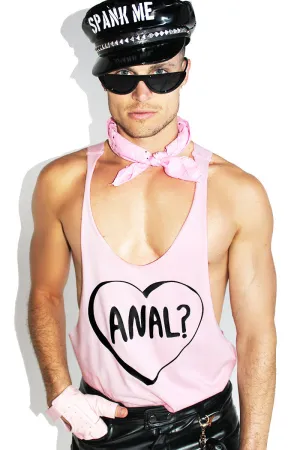 Anal Sweetheart String Tank- Pink