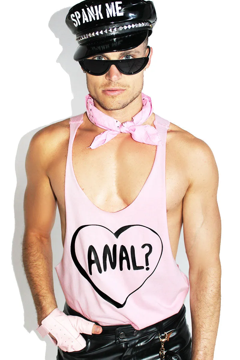 Anal Sweetheart String Tank- Pink