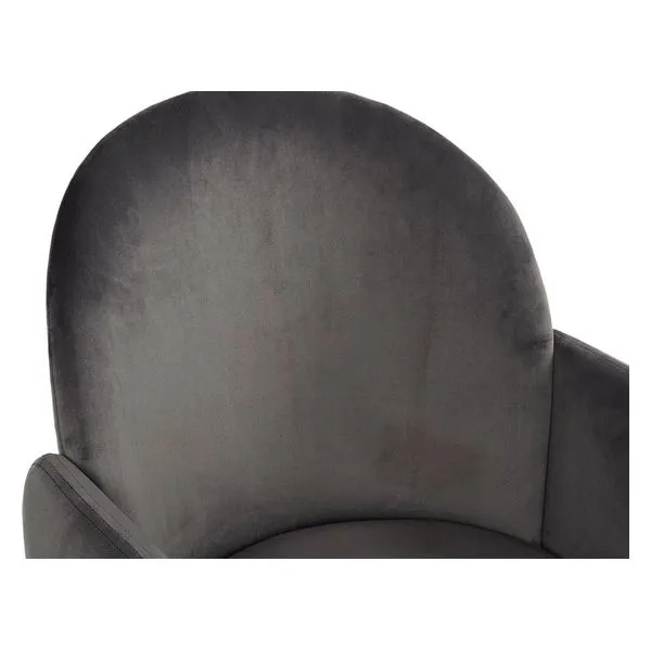 Armchair Dekodonia Grey Polyester Metal Polyester (73 x 63 x 82 cm)
