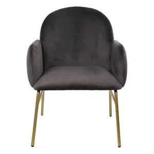 Armchair Dekodonia Grey Polyester Metal Polyester (73 x 63 x 82 cm)