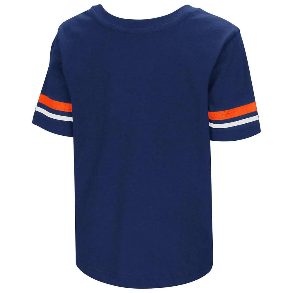 Auburn Tigers Colosseum Boys Toddler War Eagle Logo Short Sleeve Navy T-Shirt