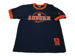 Auburn Tigers Colosseum YOUTH Boys 16-18 Navy Ringed Neck T-Shirt (L)