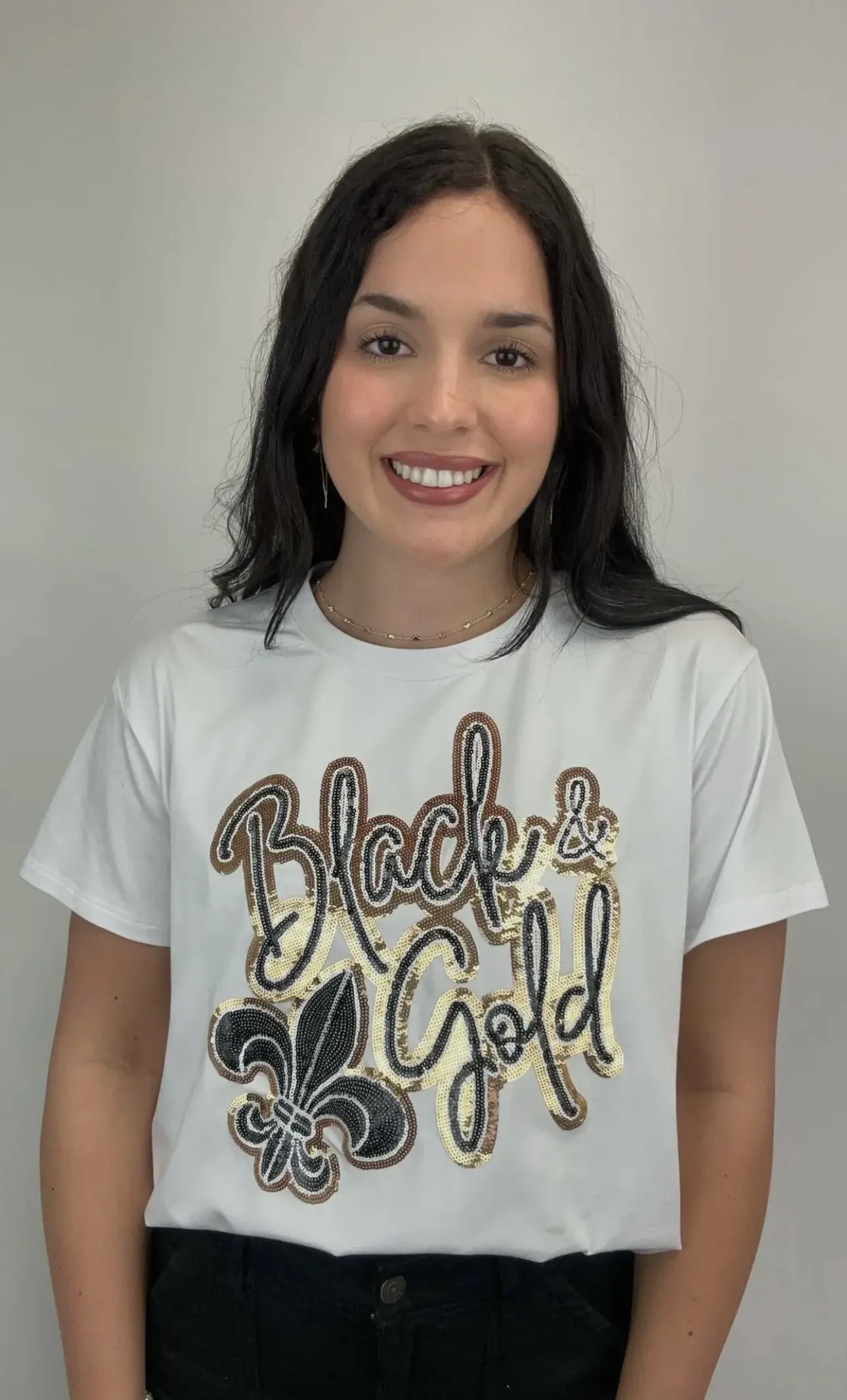 Black and Gold  women’s sequin design