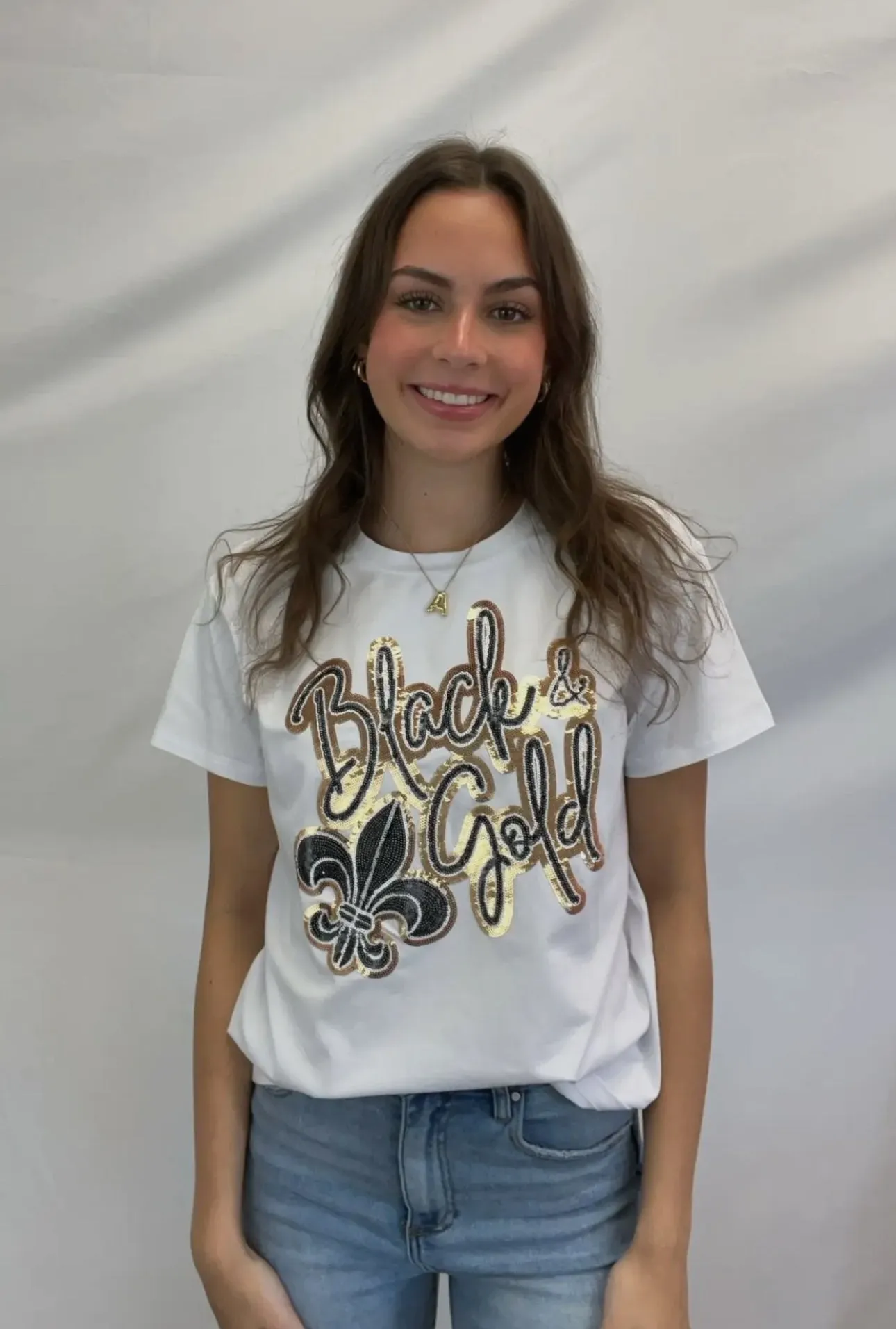 Black and Gold  women’s sequin design
