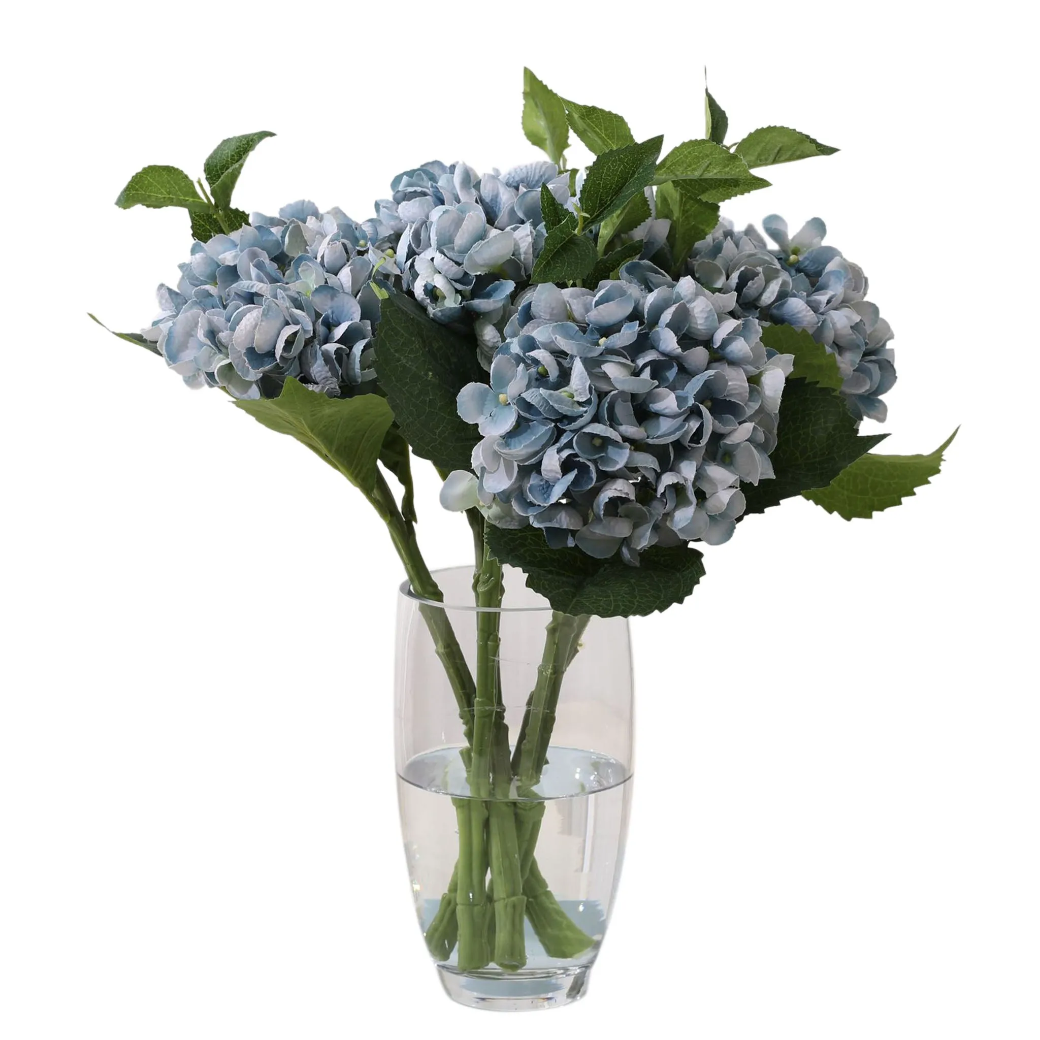 Blue Pink Purple White Silk Hydrangea Flowers