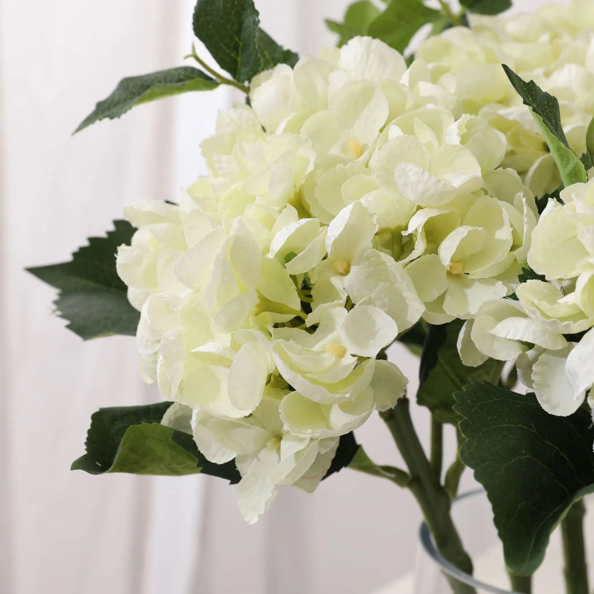 Blue Pink Purple White Silk Hydrangea Flowers