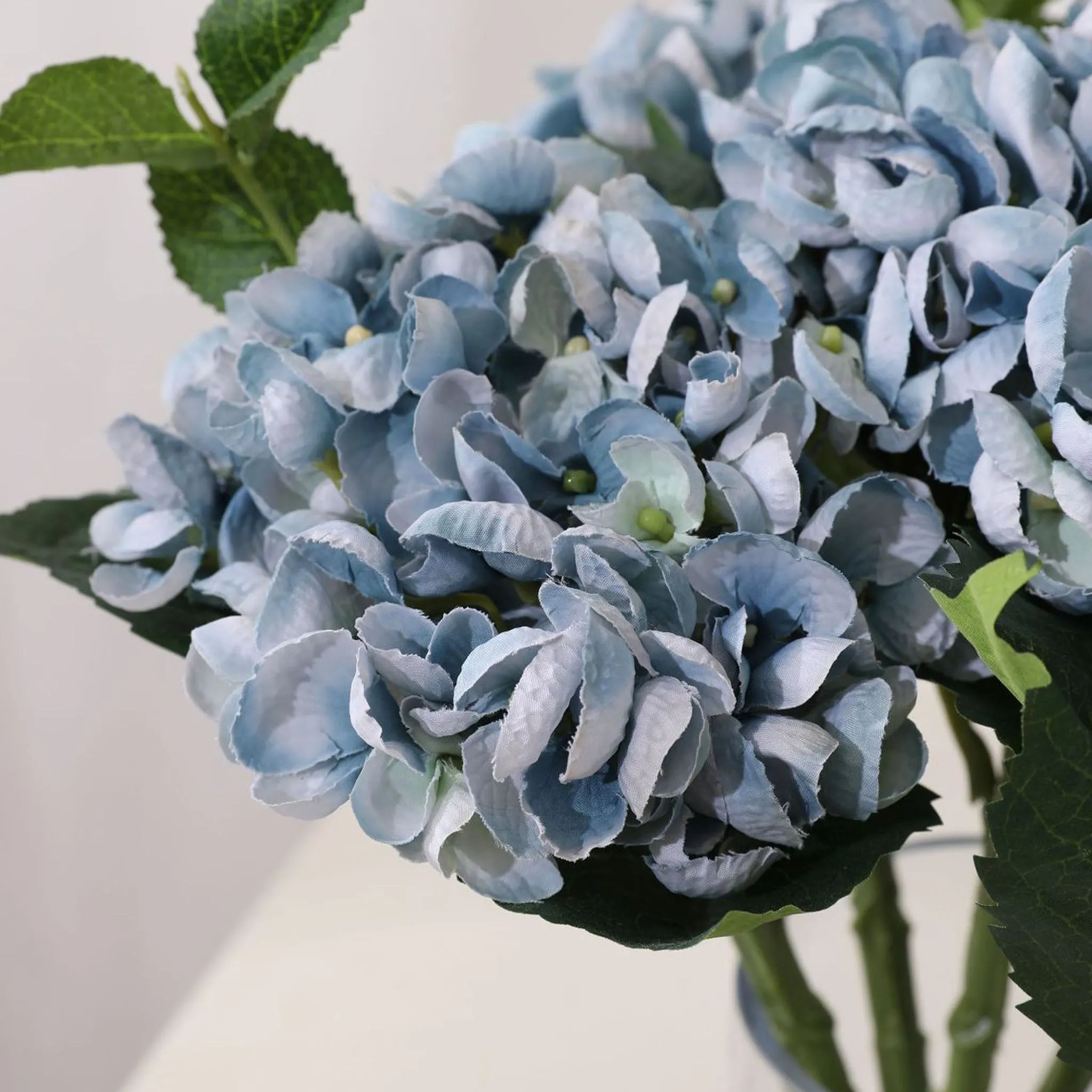 Blue Pink Purple White Silk Hydrangea Flowers