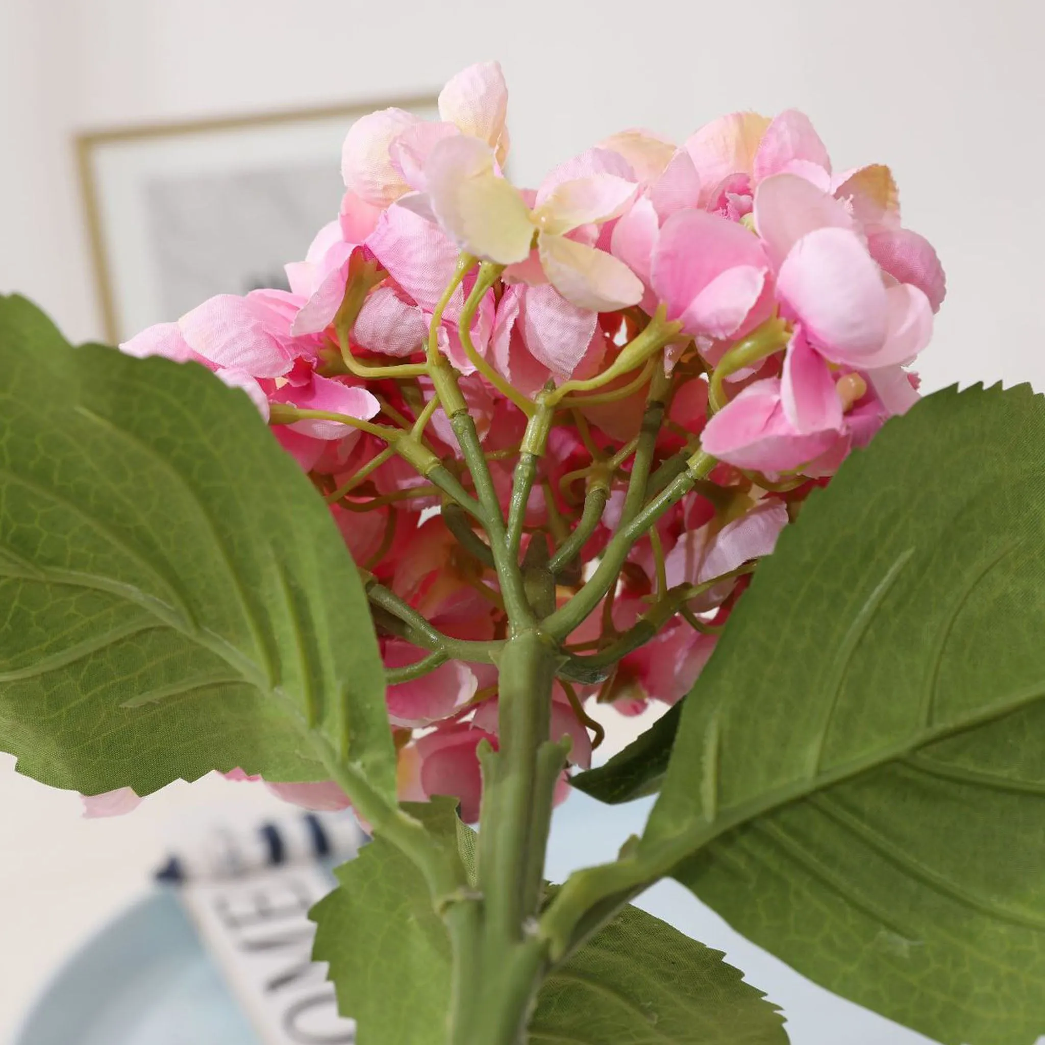 Blue Pink Purple White Silk Hydrangea Flowers
