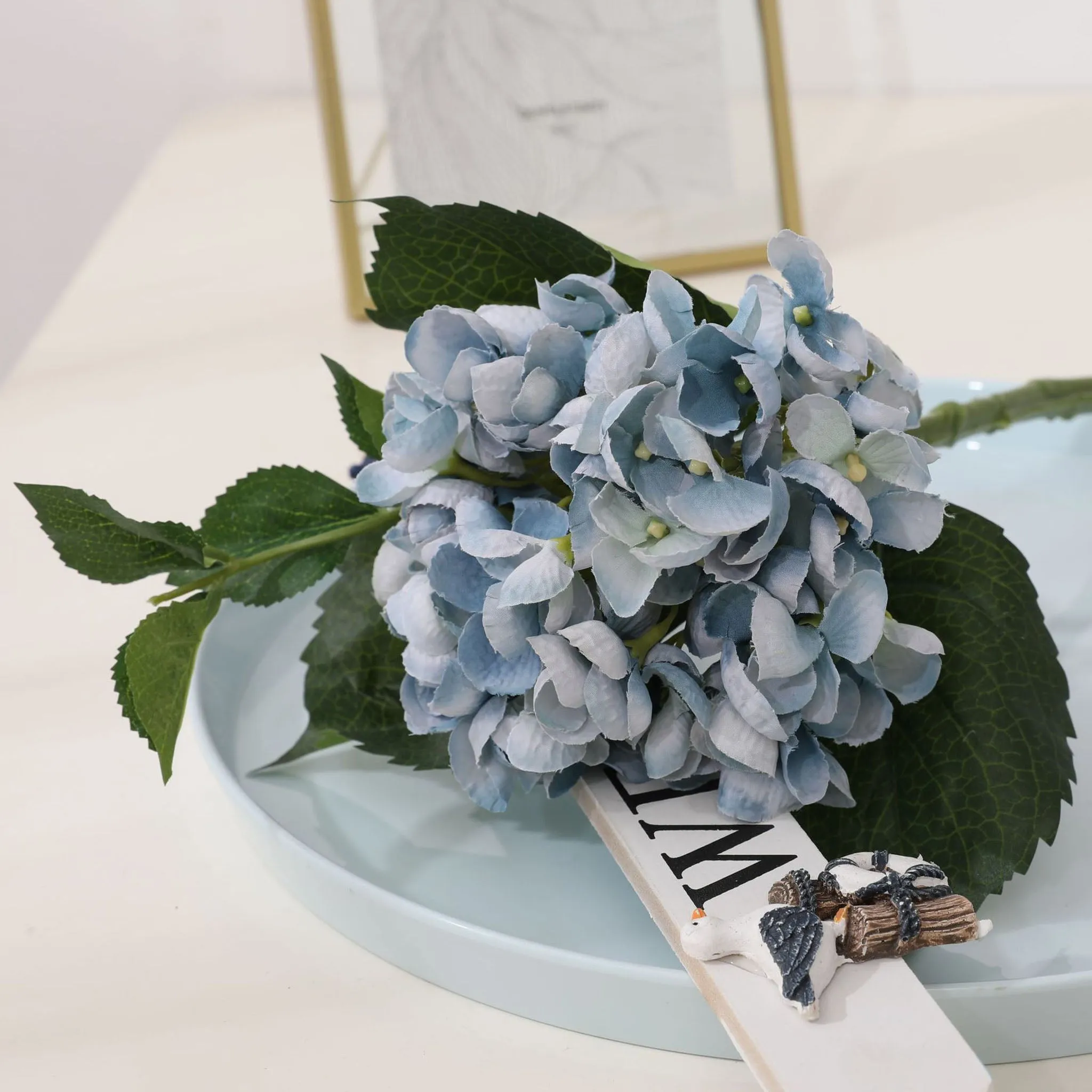 Blue Pink Purple White Silk Hydrangea Flowers
