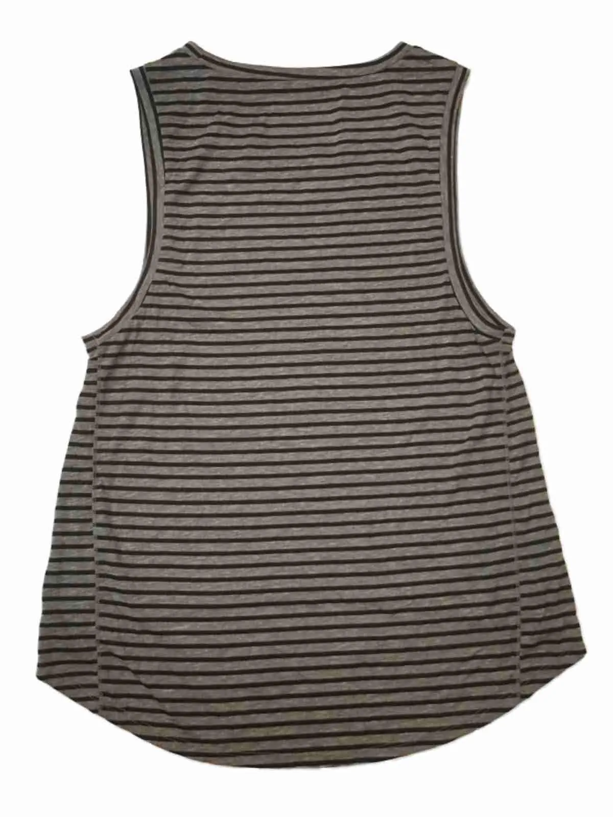 Boise State Broncos Colosseum WOMEN'S Gray & Black Striped Tank Top (M)