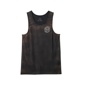 Brixton Crest Tank Top Shirt Black Sun Wash