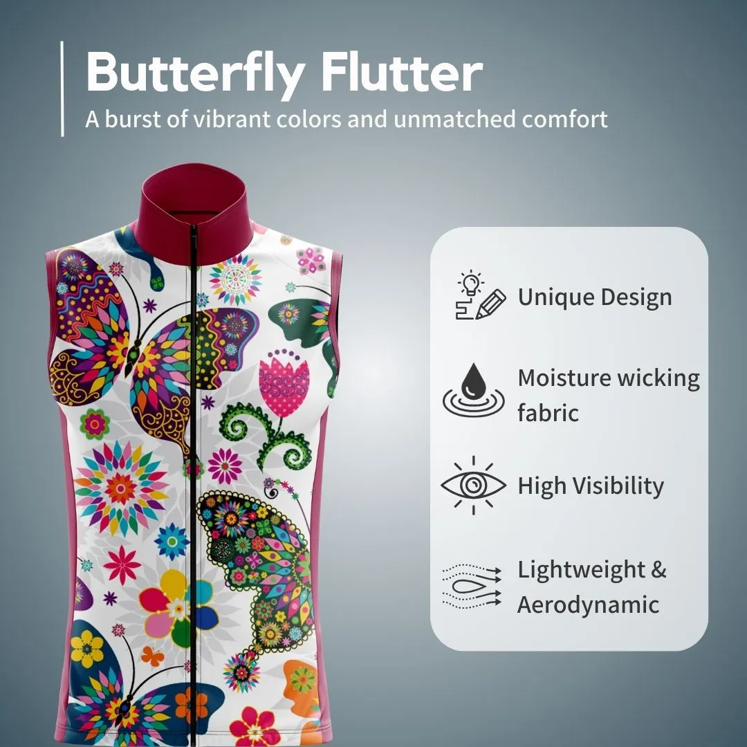 Butterfly Flutter | Sleeveless Cycling Jersey