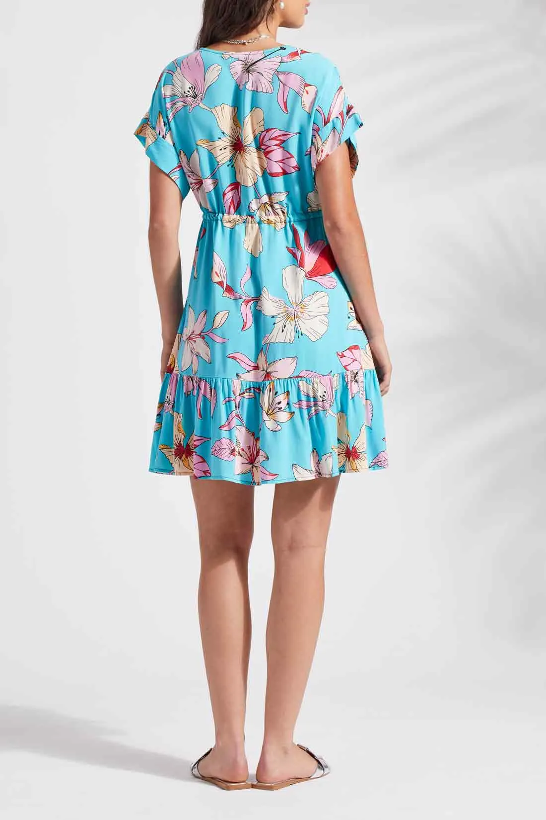 Cap Short Sleeve Dress