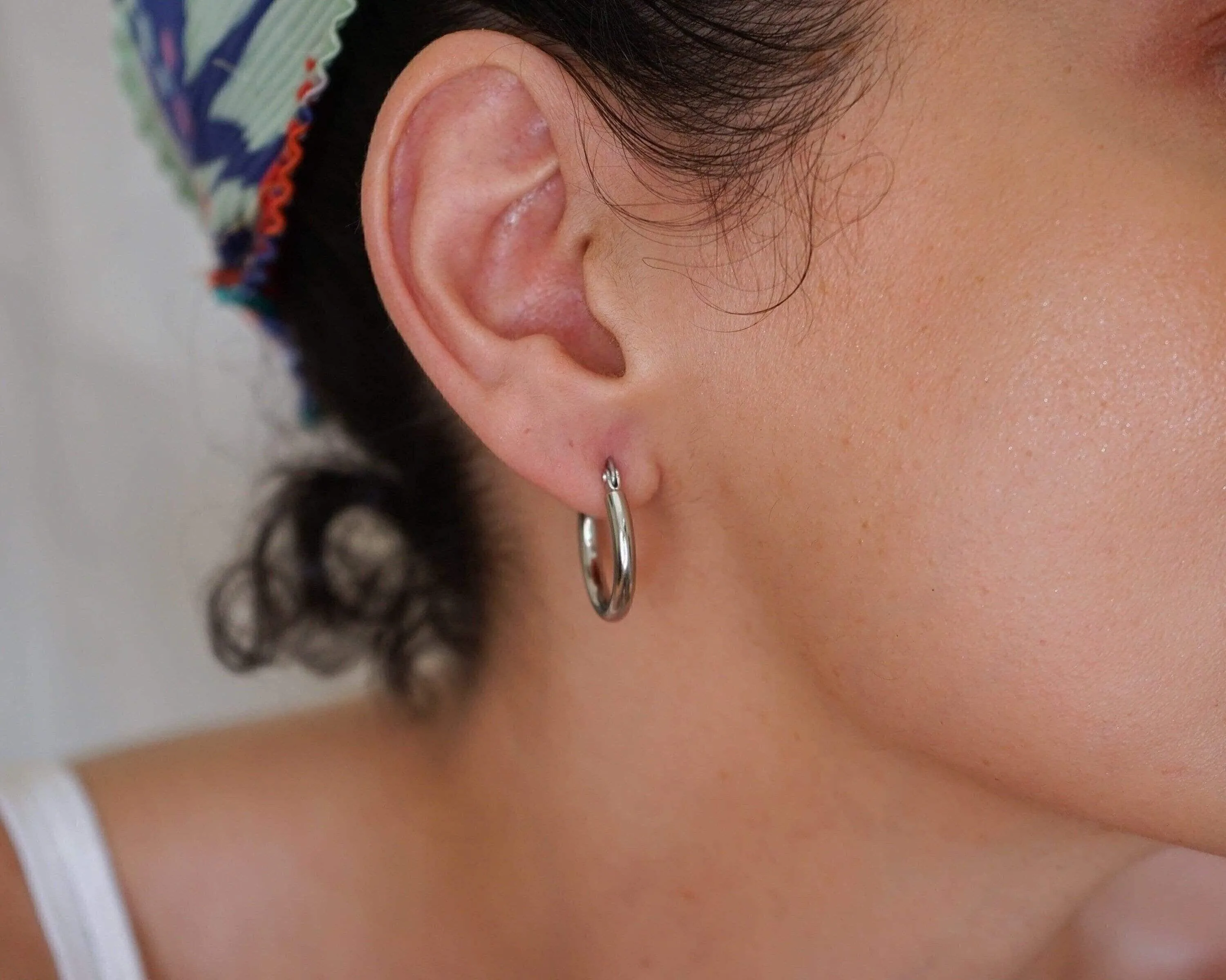 Classic Stainless Steel Hoop Earrings