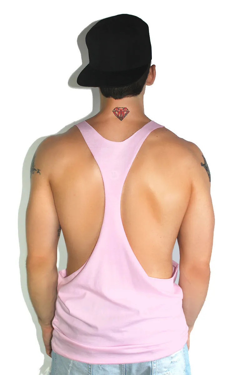 Core String Tank-Pink