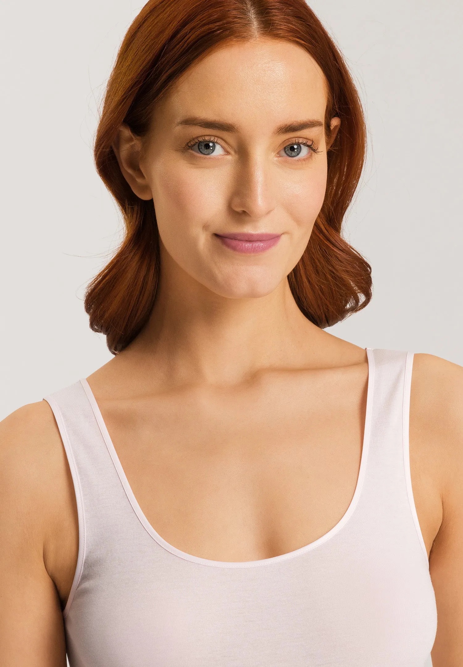 Cotton Seamless Round Neck Cotton Tank Top | Honeydew 71604-1347