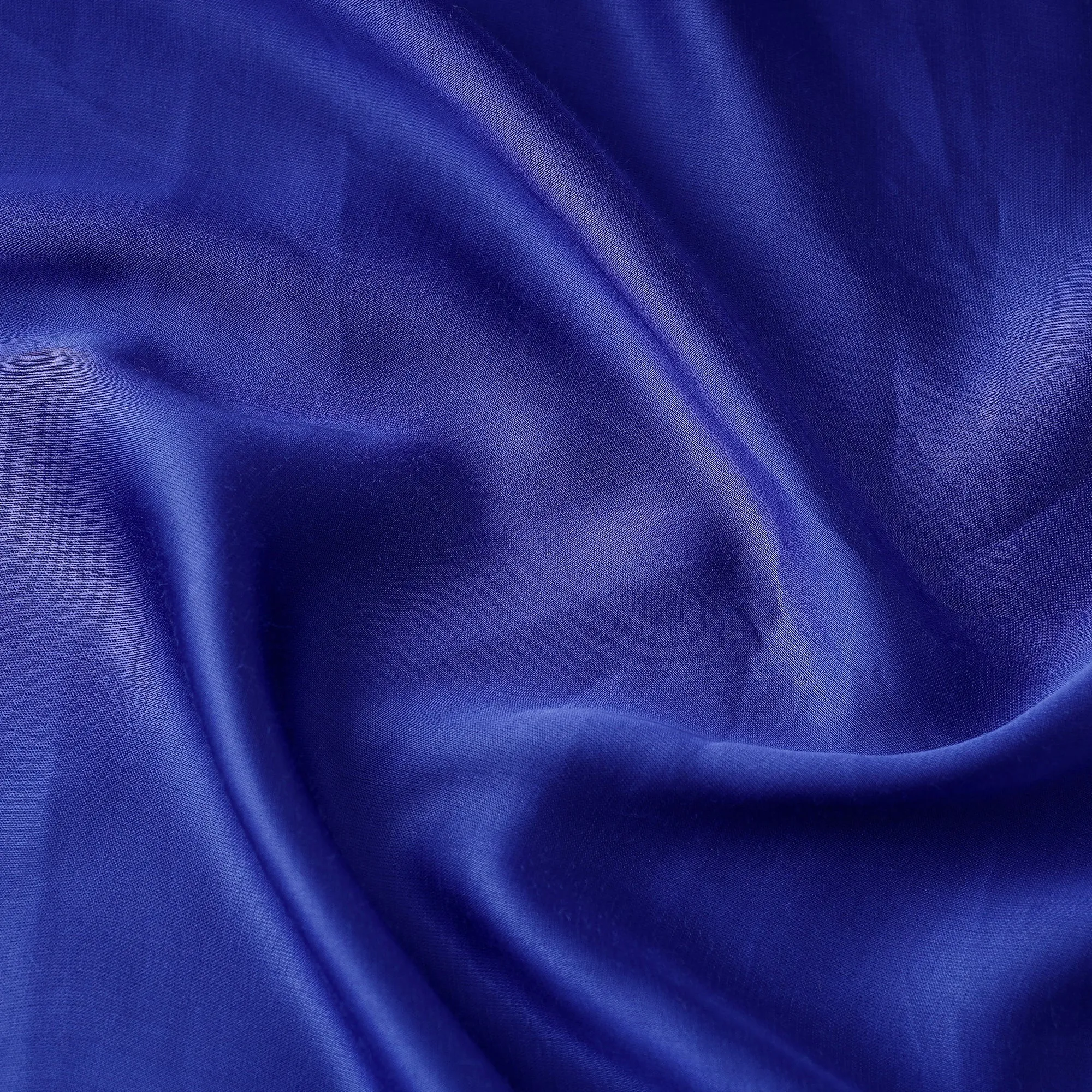 Dark Blue - Pure Modal Silk Plain Fabric 10
