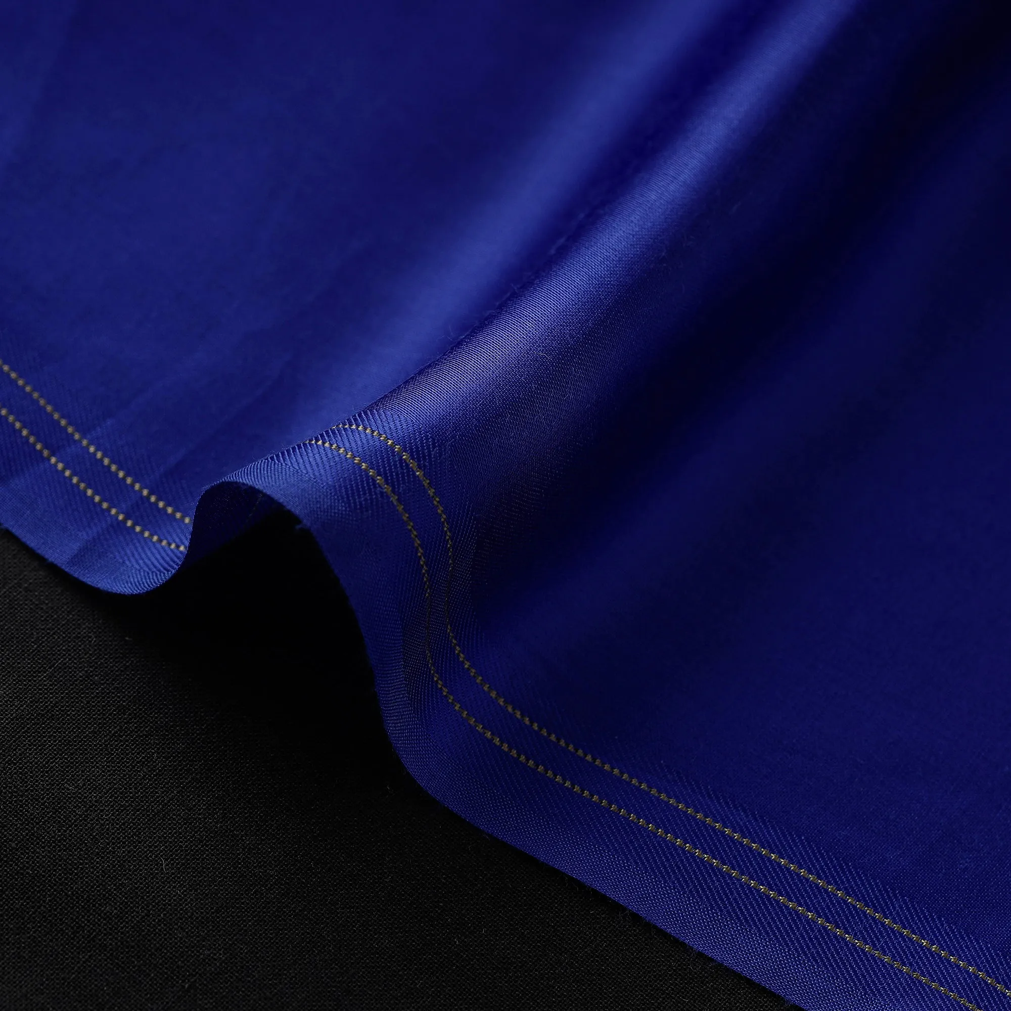 Dark Blue - Pure Modal Silk Plain Fabric 10