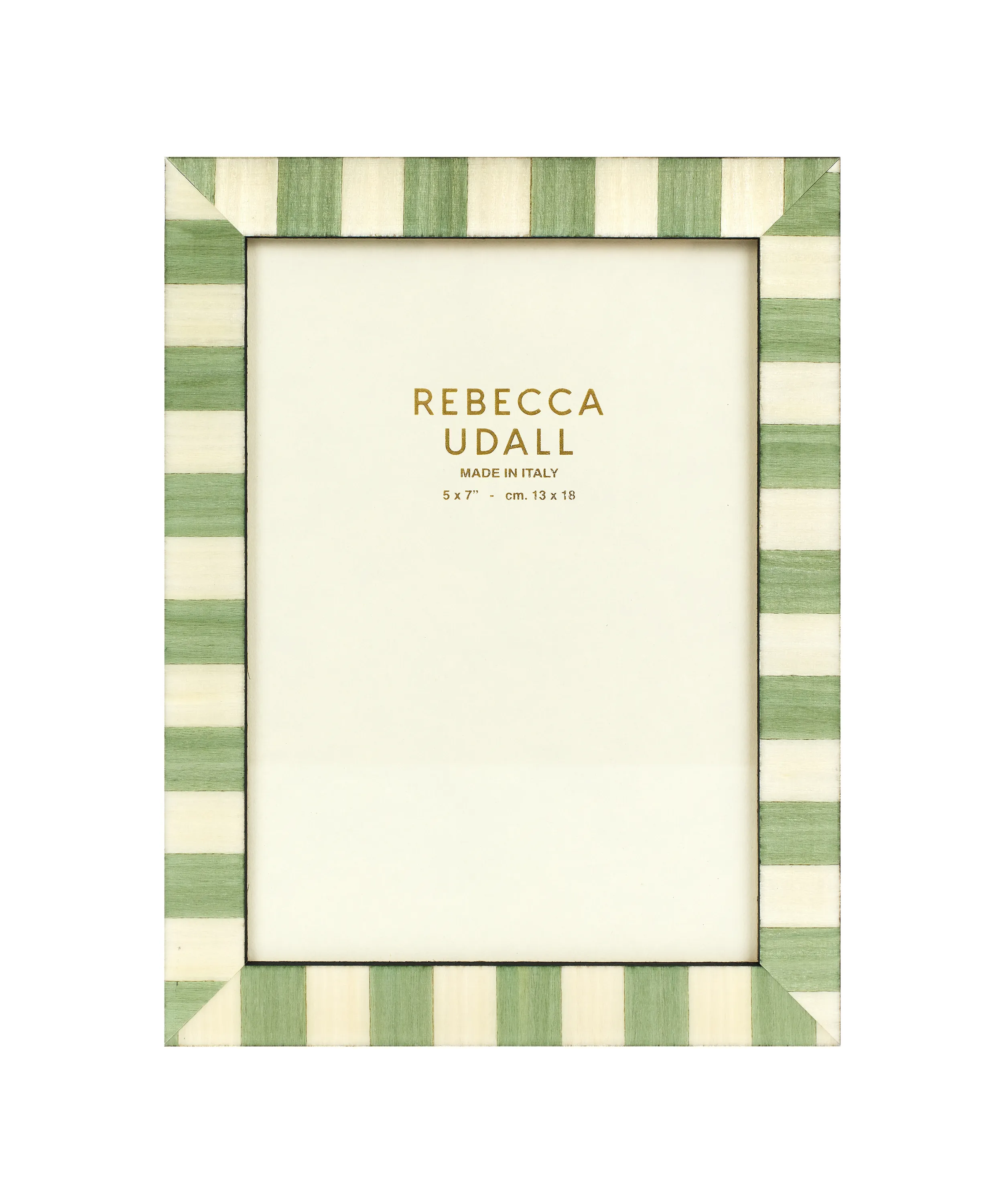 Delilah Striped Photo Frame, Pistachio