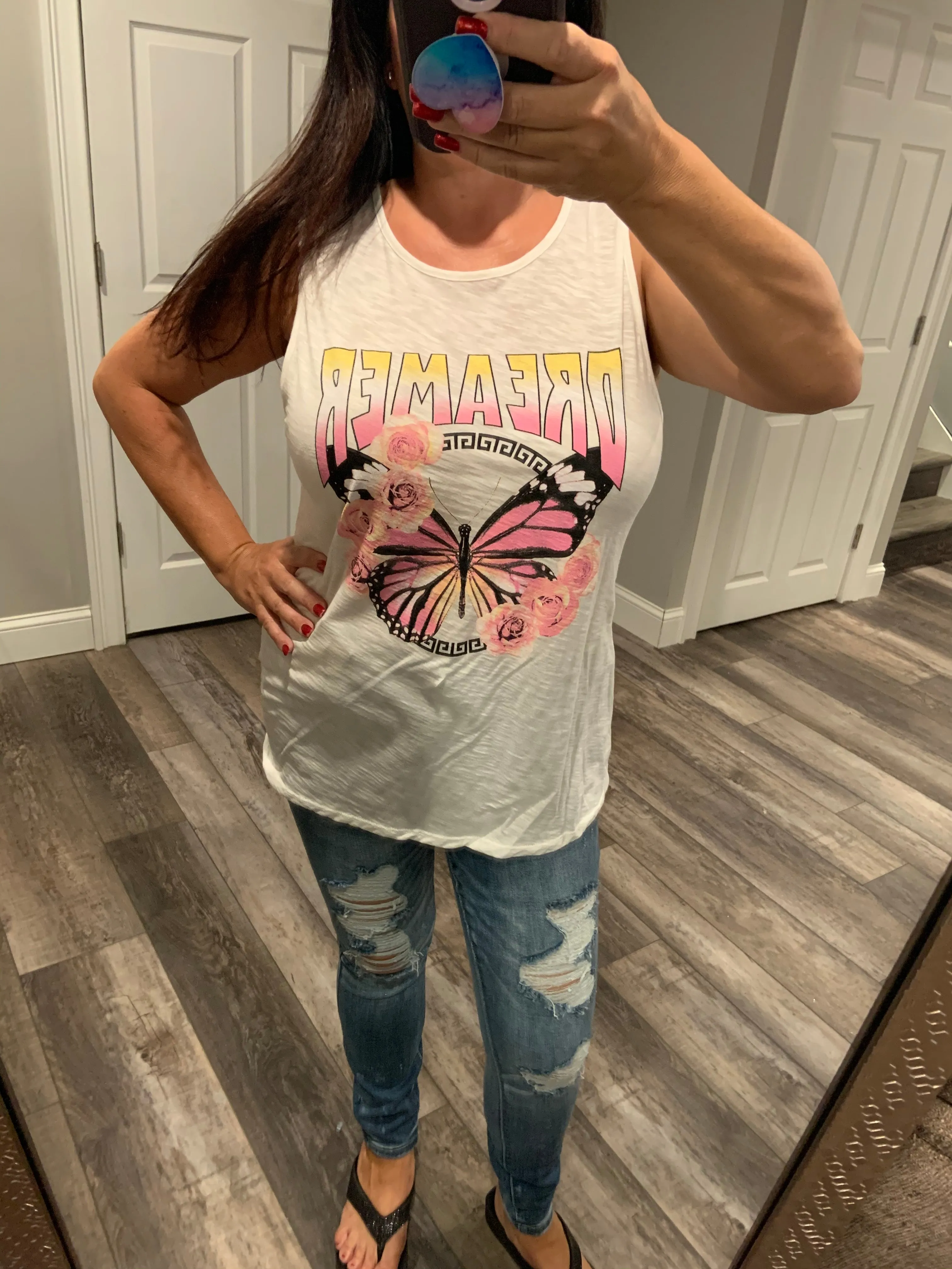 Dreamer Sleeveless cotton slub top - Assorted Colors