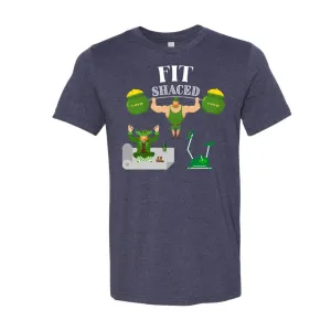 Fit Shaced St. Patrick's Day T-Shirt - Heather Midnight Navy
