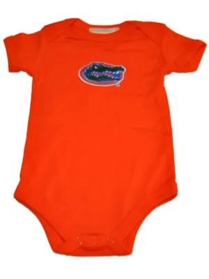 Florida Gators Two Feet Ahead Infant Baby Lap Shoulder Orange One Piece Outfit