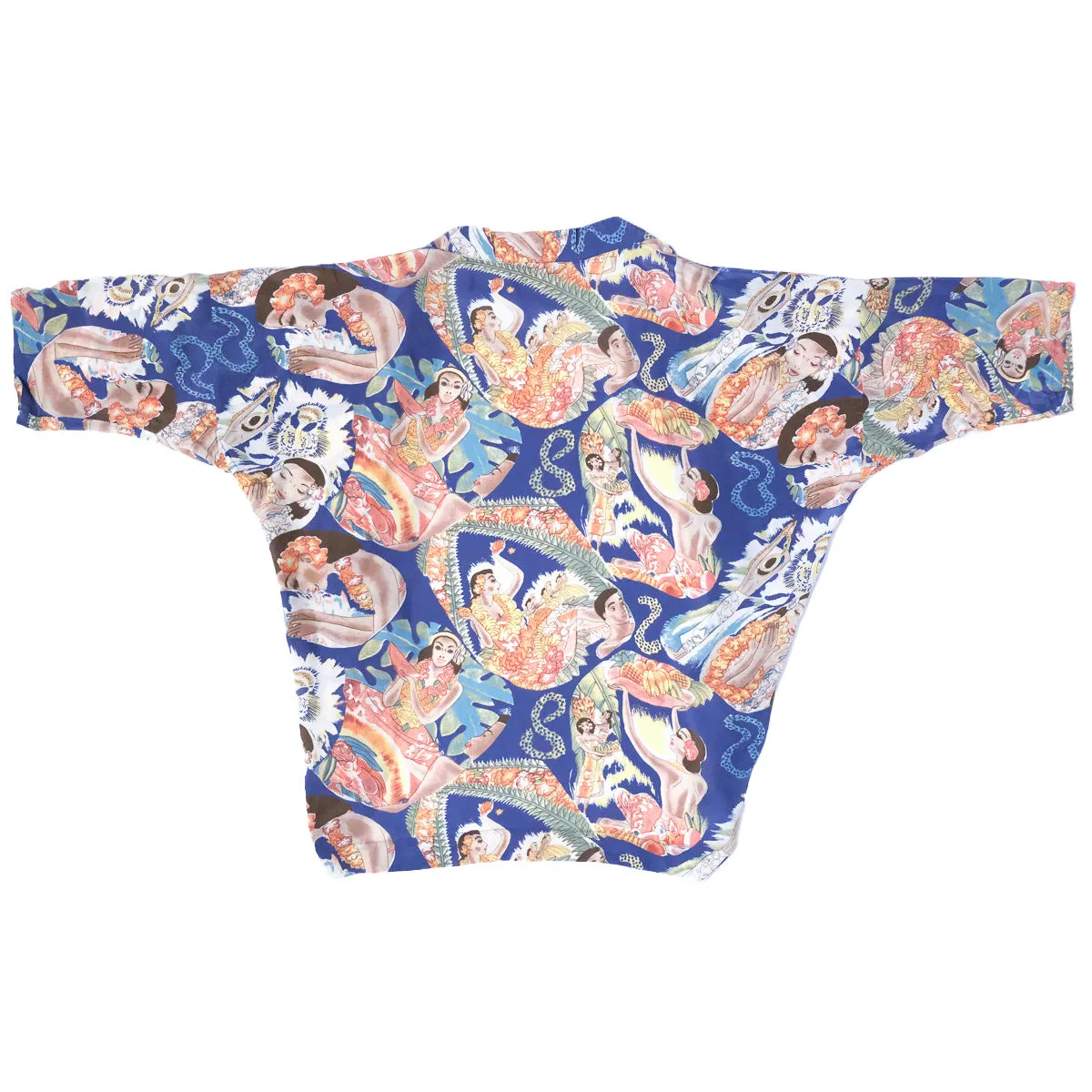 Fruit Harvest (Kimono Cover-Up) - Blue
