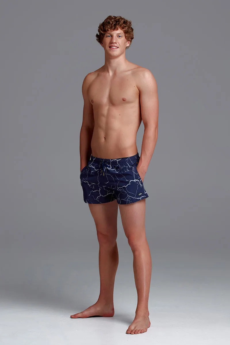 Funky Trunks - Silver Lining - Mens Shorty Shorts