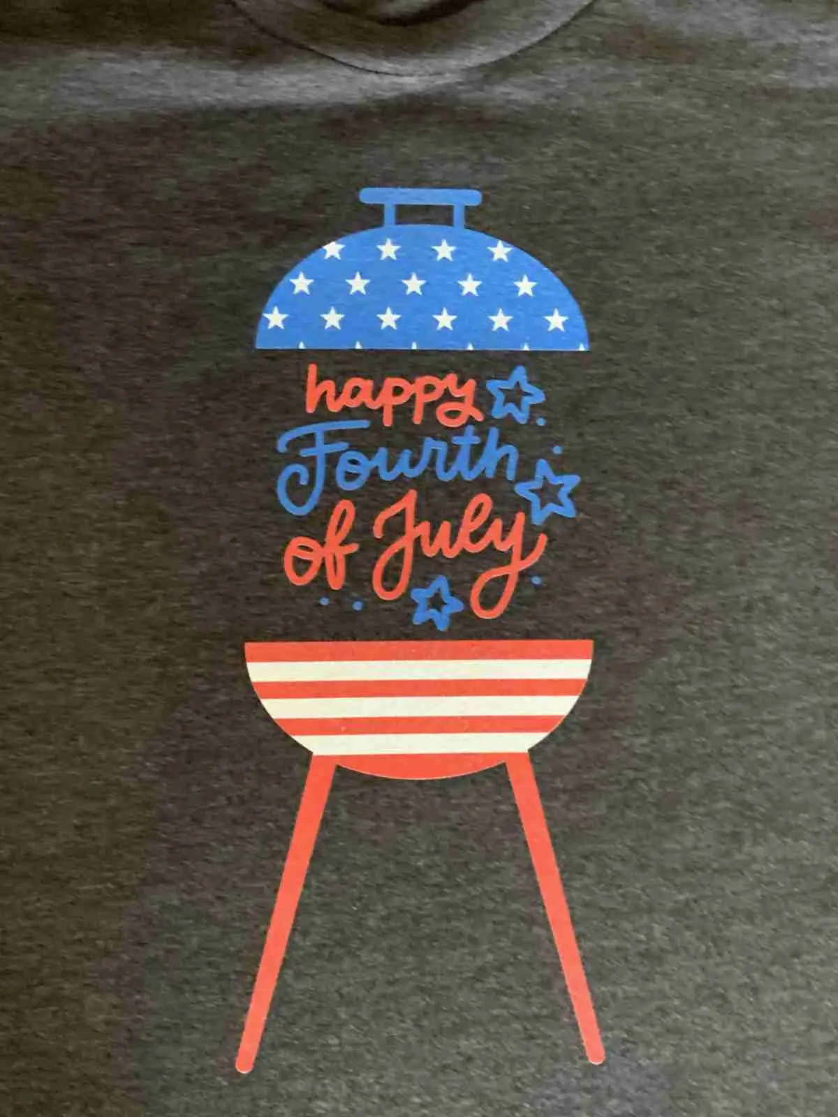 Happy Fourth of July YOUTH T-Shirt - Dark Grey Heather