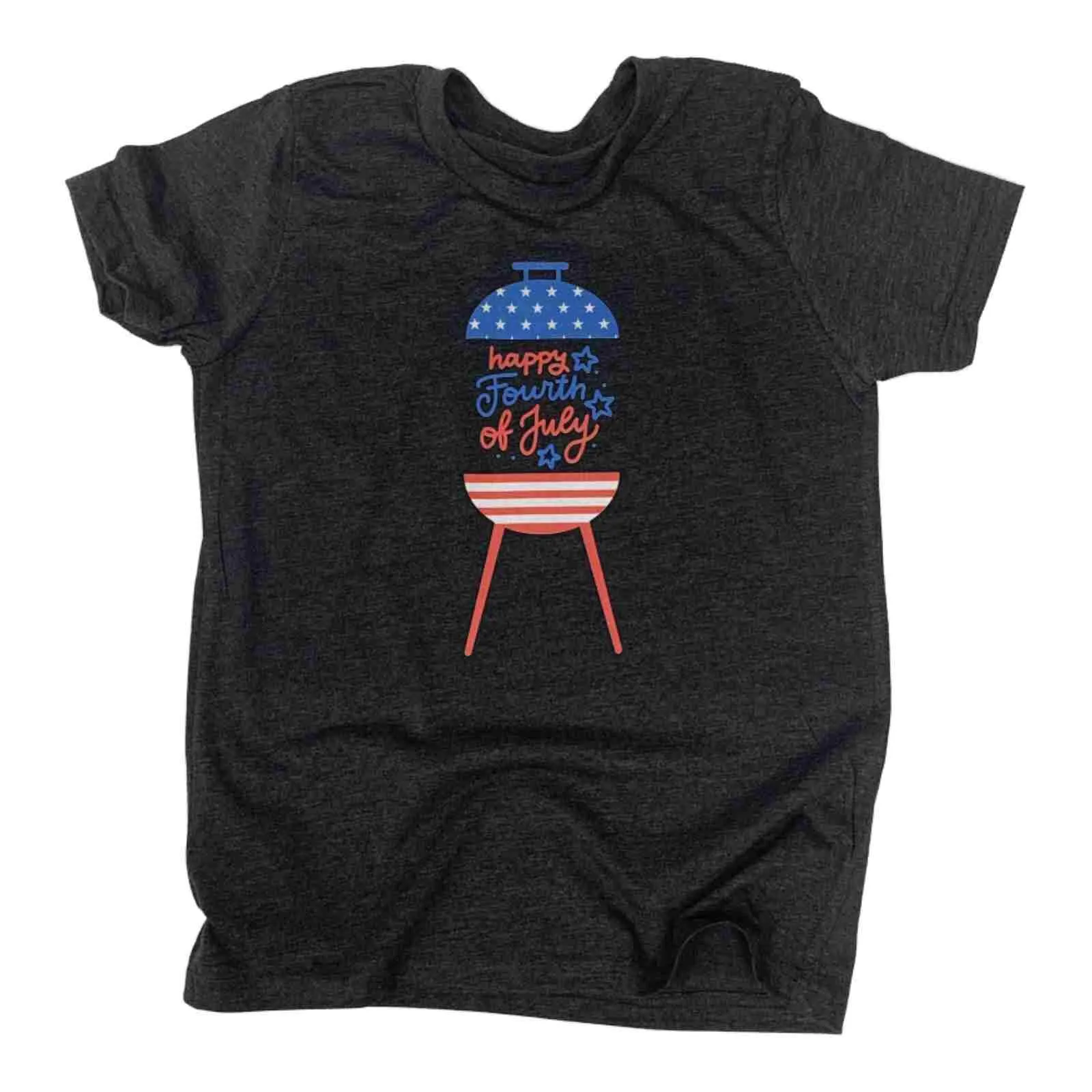 Happy Fourth of July YOUTH T-Shirt - Dark Grey Heather