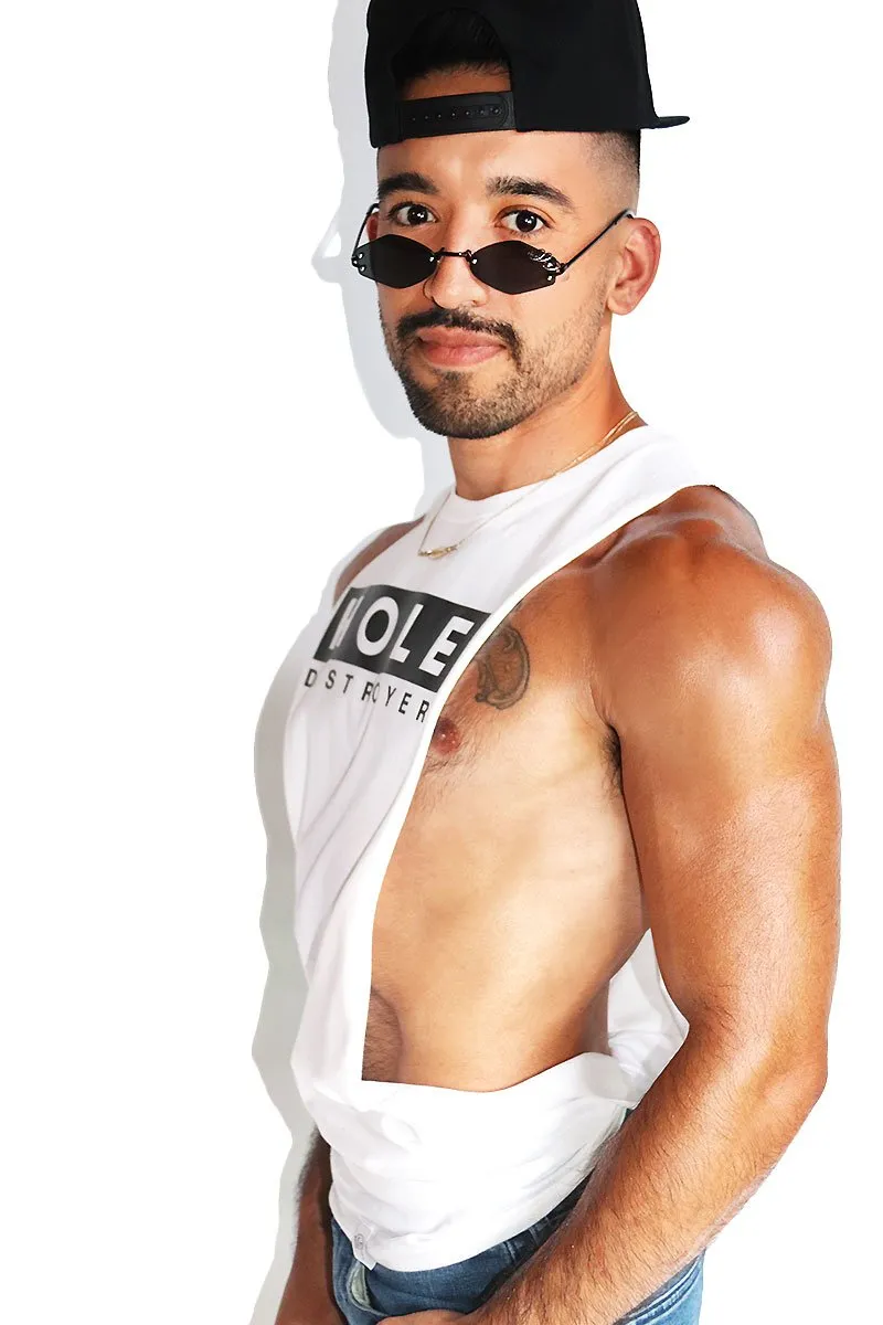 Hole Destroyer Low Arm Shredder Tank-White