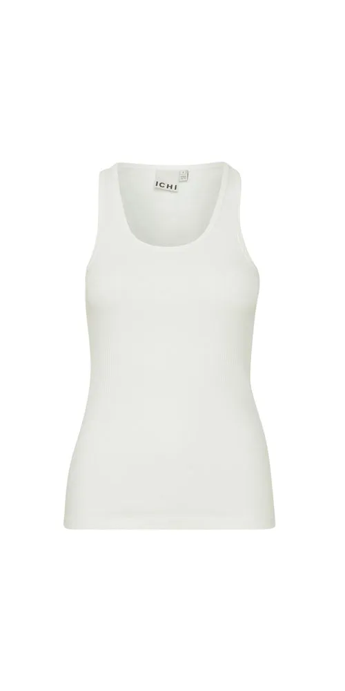 Ichi Ribbed Tank, off-white