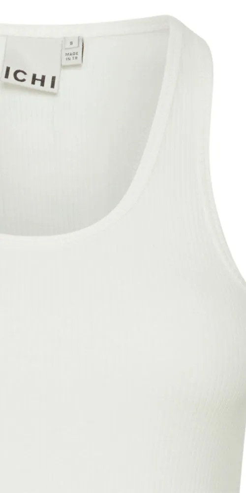 Ichi Ribbed Tank, off-white