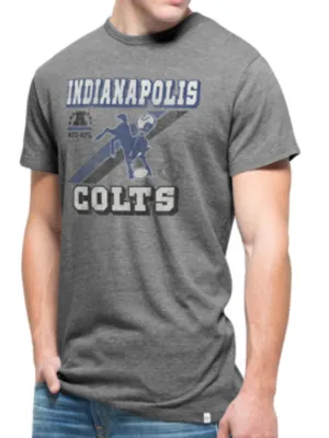 Indianapolis Colts 47 Brand Gray Legacy Tri-State Vintage Triblend T-Shirt
