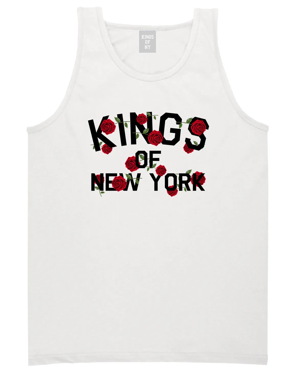 Kings Of New York Rose Garland Tank Top Shirt