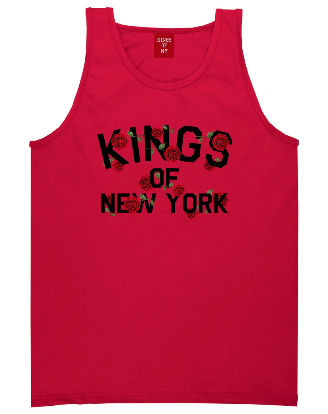 Kings Of New York Rose Garland Tank Top Shirt