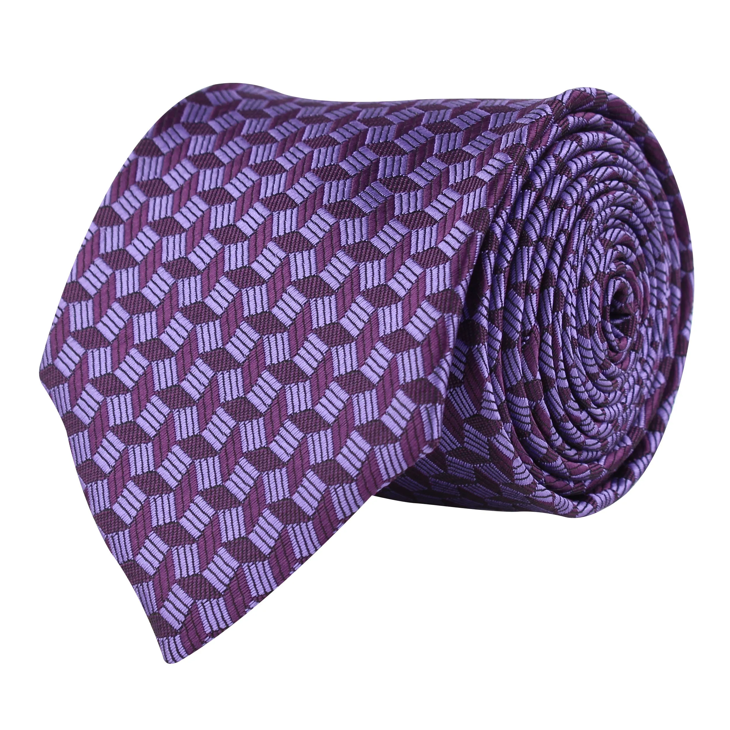 Kovove The Abstractzoid Purple Necktie For Men