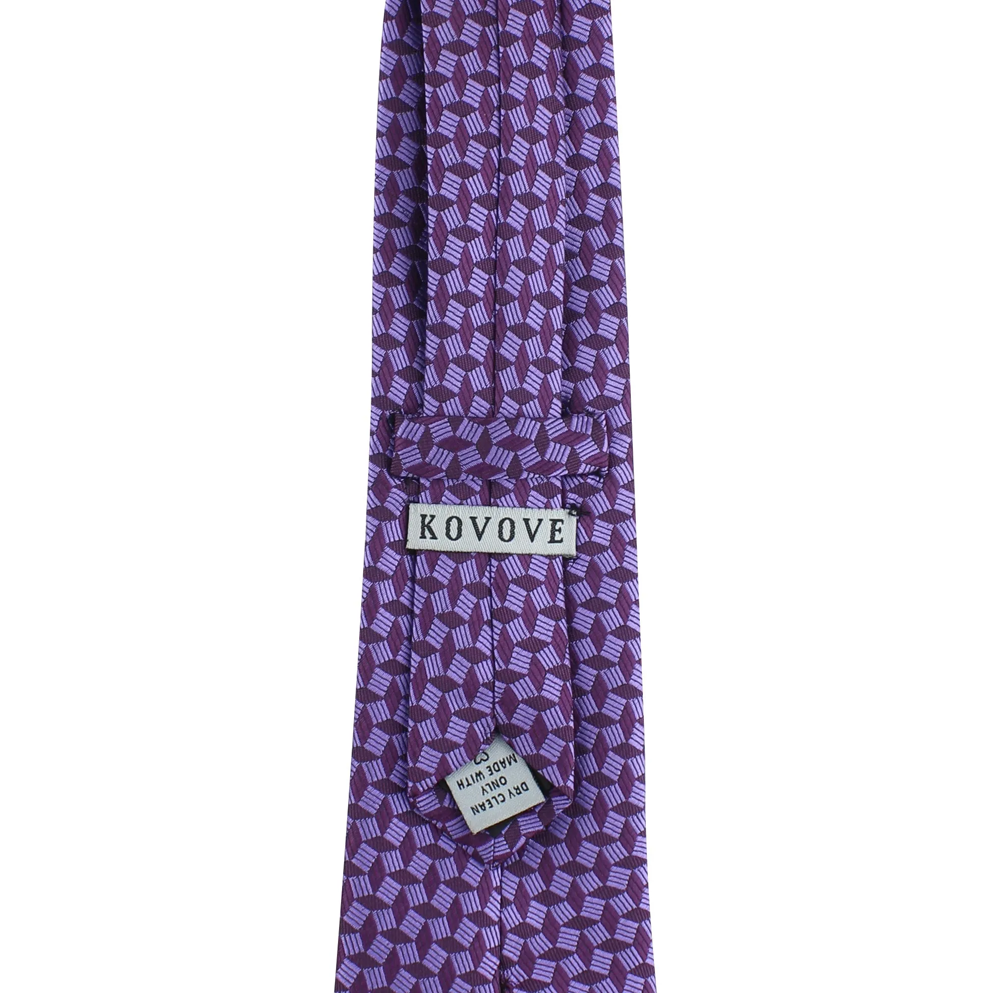 Kovove The Abstractzoid Purple Necktie For Men