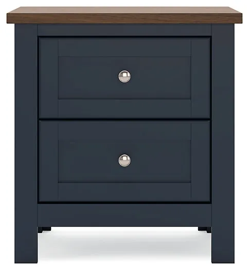 Landocken Twin Panel Bed with Dresser and 2 Nightstands