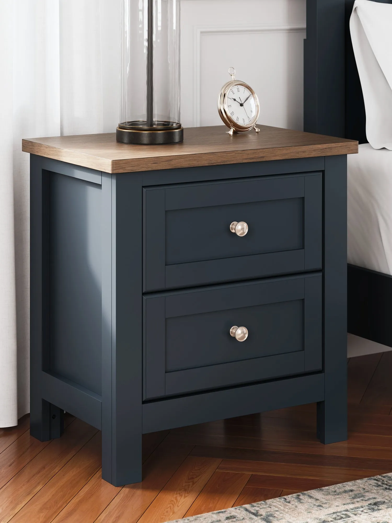 Landocken Twin Panel Bed with Dresser and 2 Nightstands