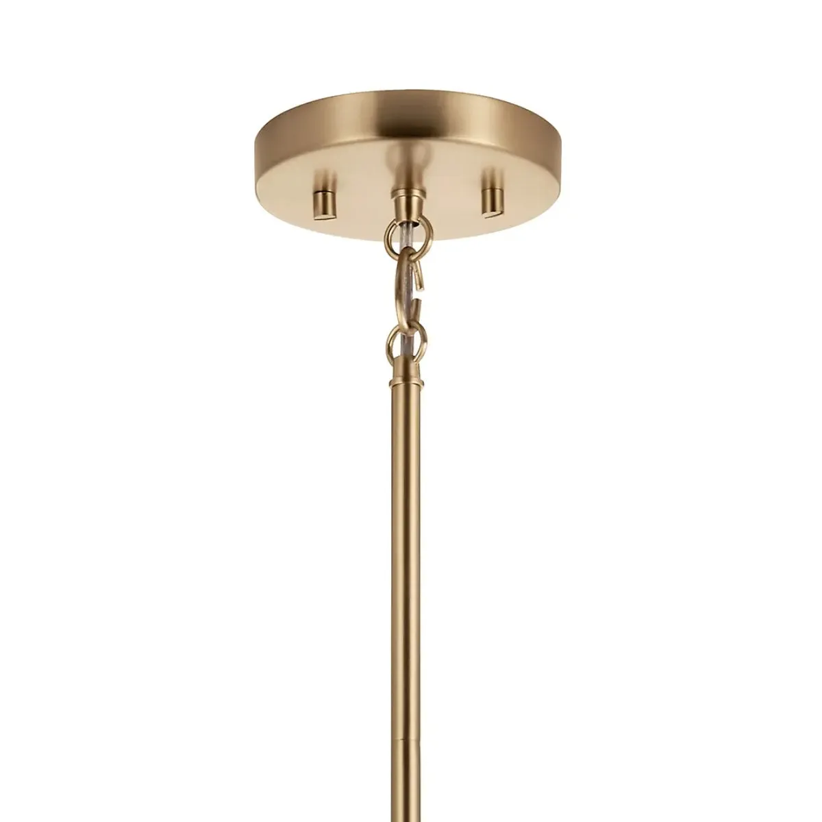 Madden 15" 1-Light Mini Pendant Light with Clear Glass, Champagne Bronze Finish