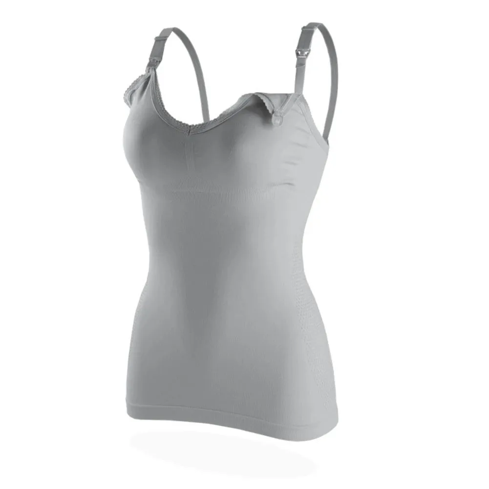 Maternity Clothing Cotton Solid Sling Vest Pregnant Nursing Women High Support Comfortable Tank Top Cool Versatile Undershirt