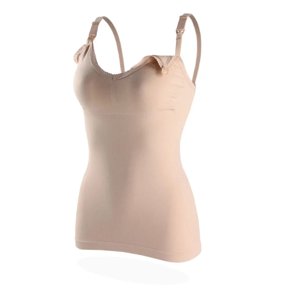 Maternity Clothing Cotton Solid Sling Vest Pregnant Nursing Women High Support Comfortable Tank Top Cool Versatile Undershirt