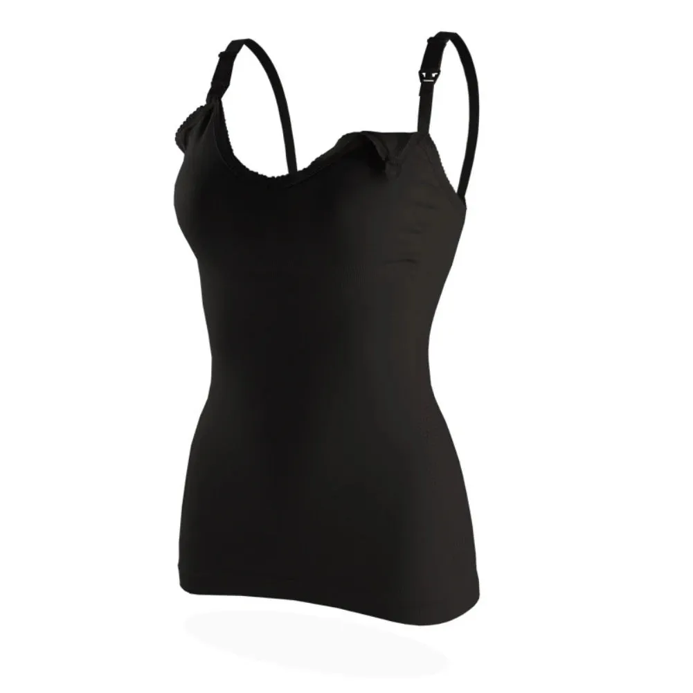 Maternity Clothing Cotton Solid Sling Vest Pregnant Nursing Women High Support Comfortable Tank Top Cool Versatile Undershirt