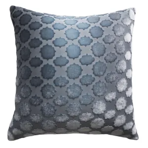 Mod Fretwork Velvet Dusk Pillows by Kevin O’Brien Studio